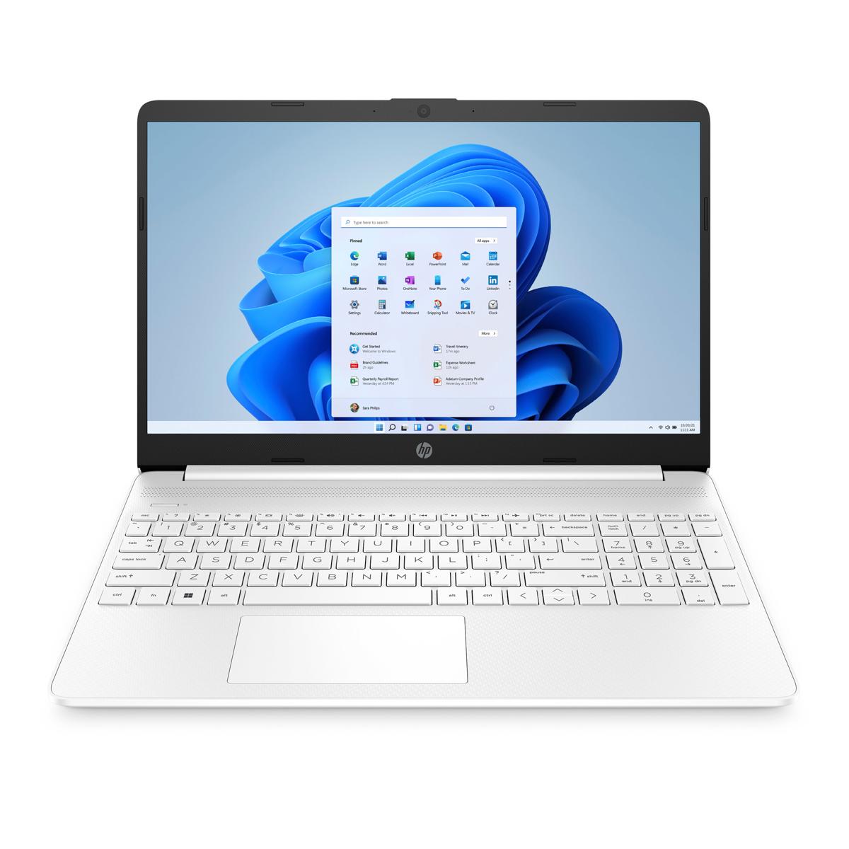 

HP 15-dy2042nr 15.6" HD Notebook, i3-1115G4, 4GB RAM, 256GB SSD, W11H,Snow White