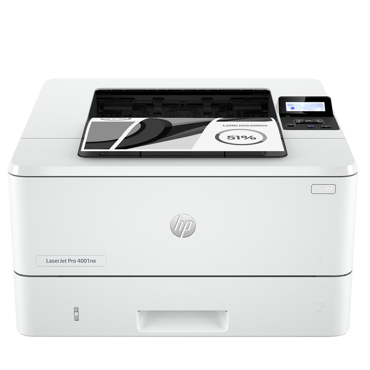 Image of HP LaserJet Pro 4001ne Laser Printer with 3-Months Instant Ink