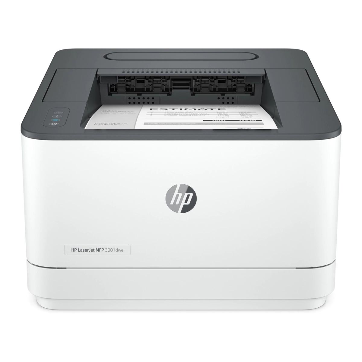 

HP LaserJet Pro 3001dwe Wireless Duplex Monochrome Laser Printer with HP+
