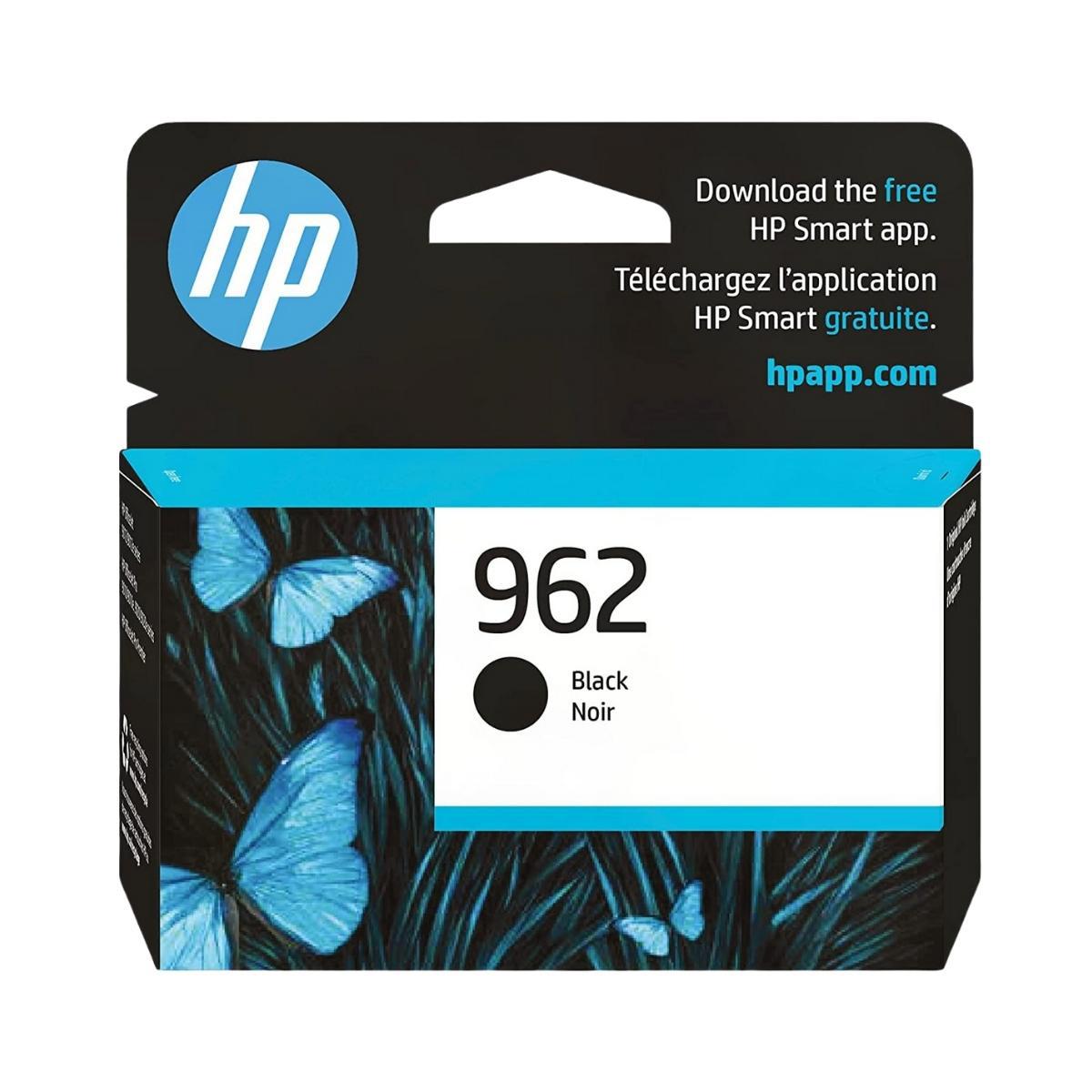 

HP 962 Original Ink Cartridge, 1000 Pages Yield, Black