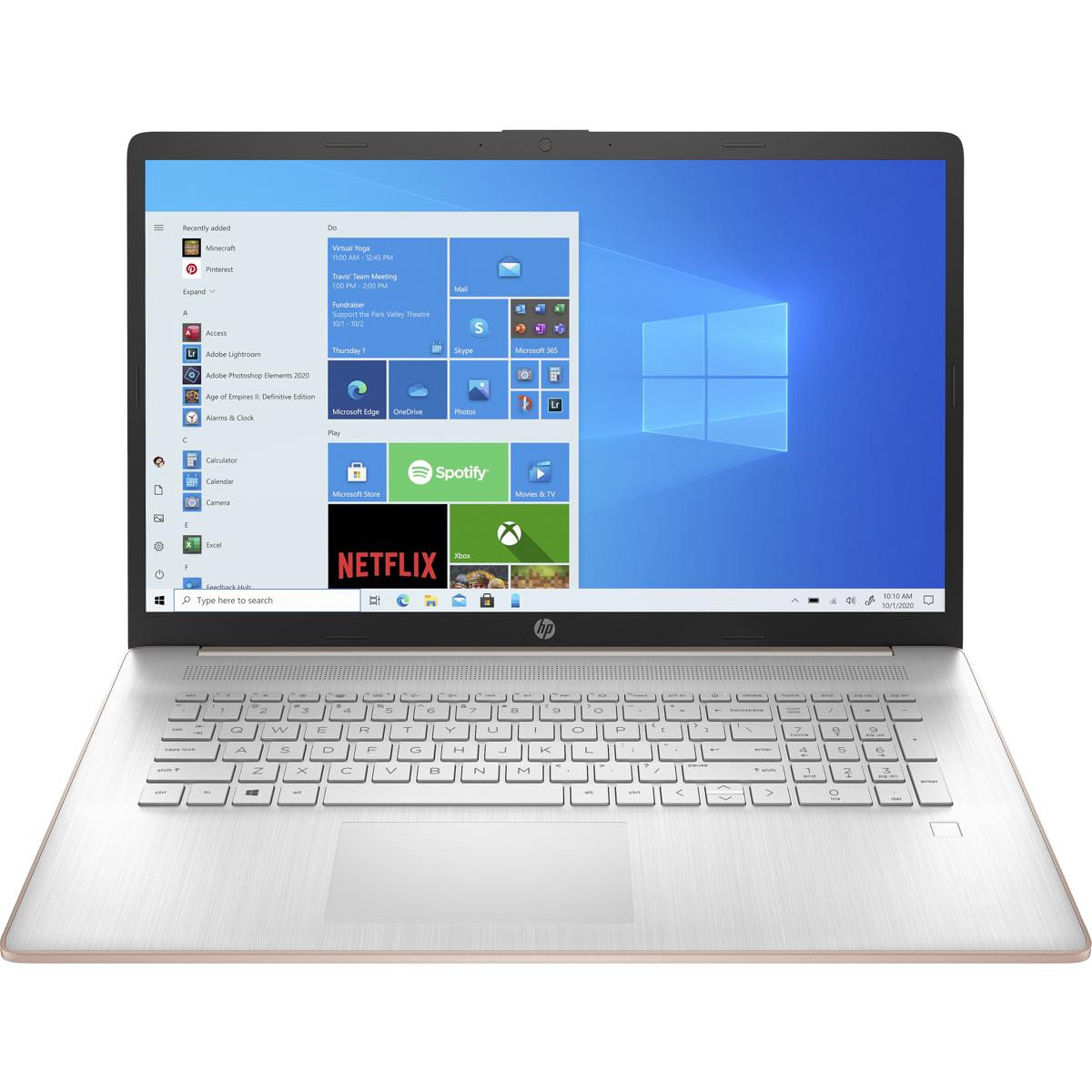 

HP 17.3" HD+ Touch, i3-1125G4, 8GB,512GB SSD,W10H,Office365 1Yr,Rose Gold-Refurb