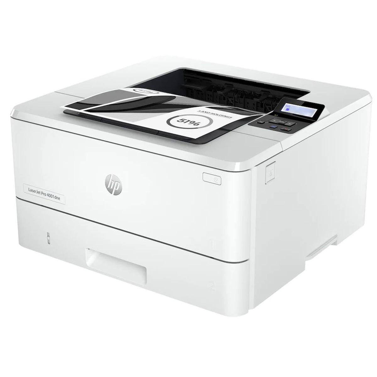 Image of HP LaserJet Pro 4001dne Duplex Monochrome Laser Printer with HP+