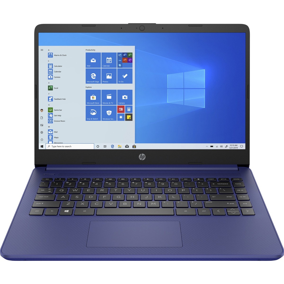 

HP 14-dq0010nr 14" HD Notebook, N4020, 4GB, 64GB eMMC, W10H S Mode, Indigo Blue