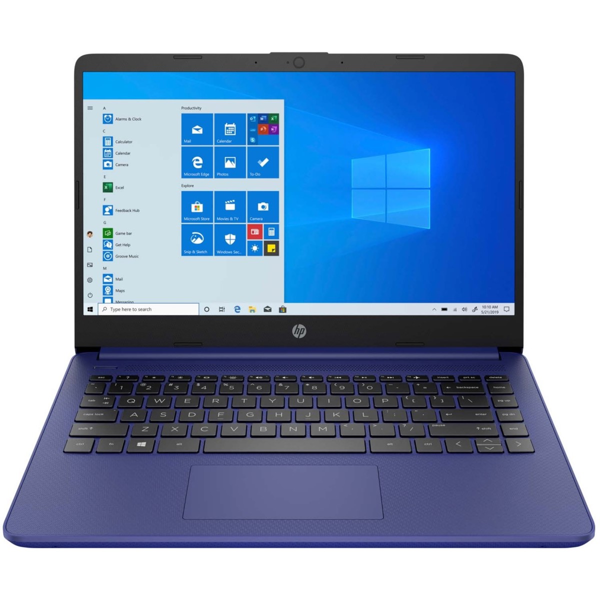 

HP 14-dq0050nr 14" HD Touch Notebook,N4020,4GB,64GB eMMC,W10H S Mode,Indigo Blue
