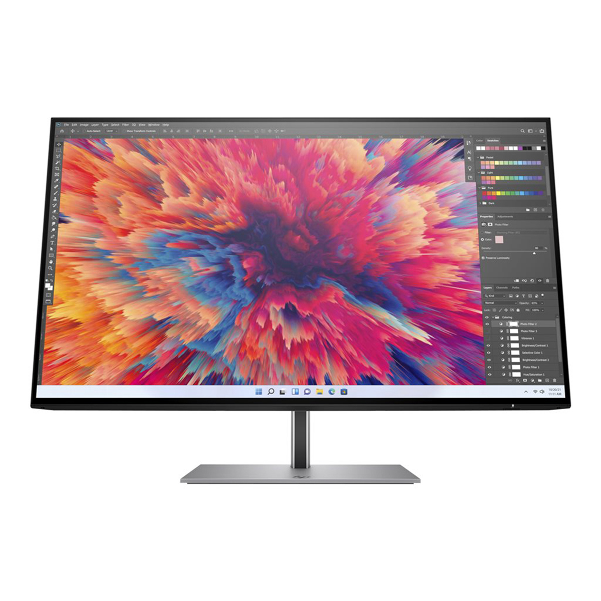 

HP Z24q G3 23.8" 16:9 QHD IPS LCD Monitor, Black/Silver