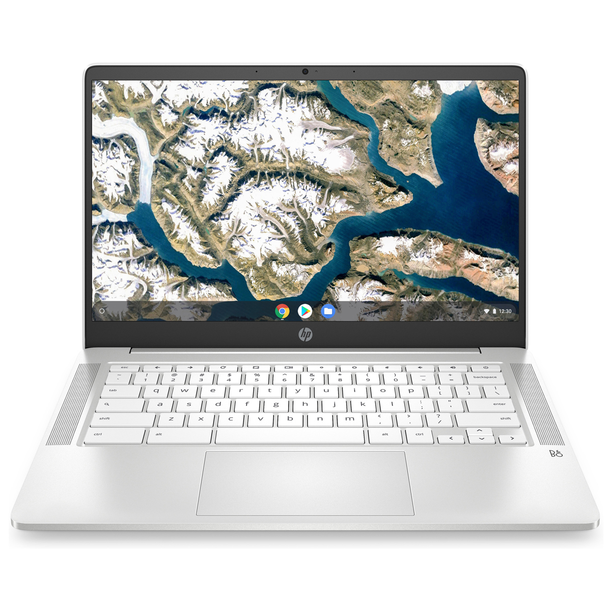 

HP Chromebook 14a-na0240nr 14" HD Touch, N4120, 4GB, 64GB eMMC, Chrome OS, White