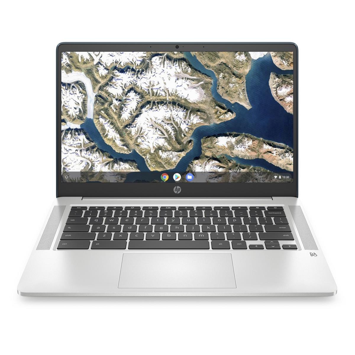 

HP Chromebook 14a-na0062tg 14" HD, N5030, 4GB, 128GB eMMC,Chrome OS,Teal -Refurb