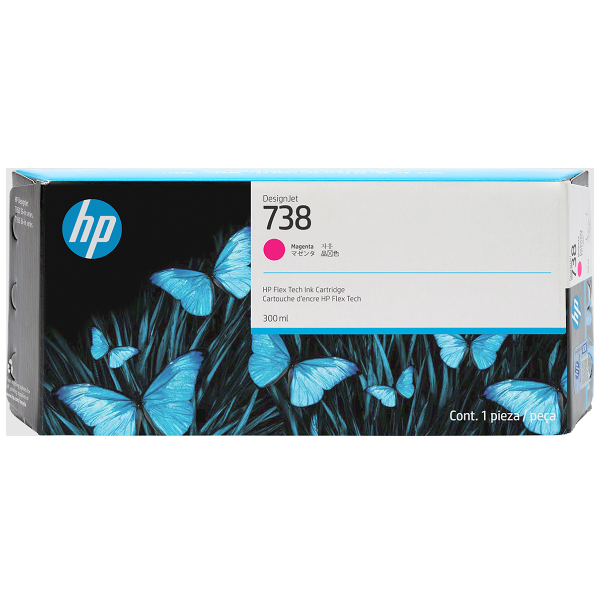 

HP 738 DesignJet Ink Cartridge 300ml Magenta