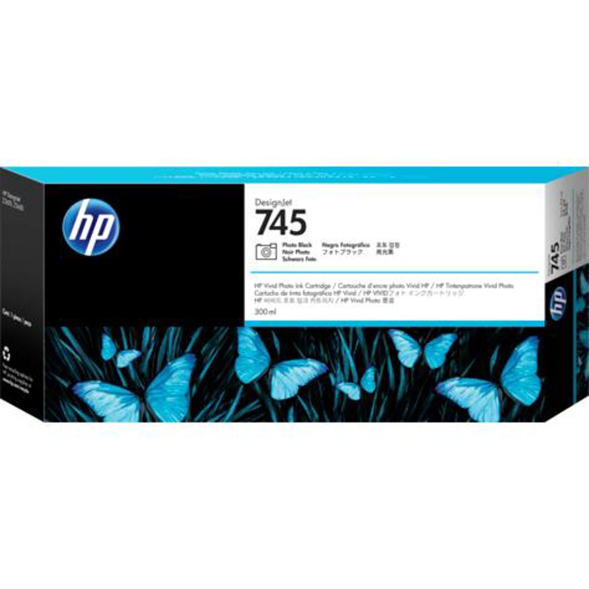 

HP 745 300mL Photo Black Ink Cartridge for DesignJet Z5600/Z2600 Inkjet Printers