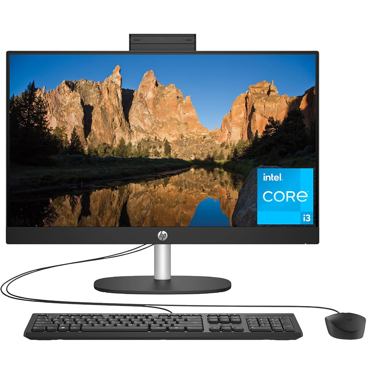 

HP 24-cr0030 23.8" FHD AIO Desktop, i3-N300, 8GB RAM, 256GB SSD, W11H, Jet Black