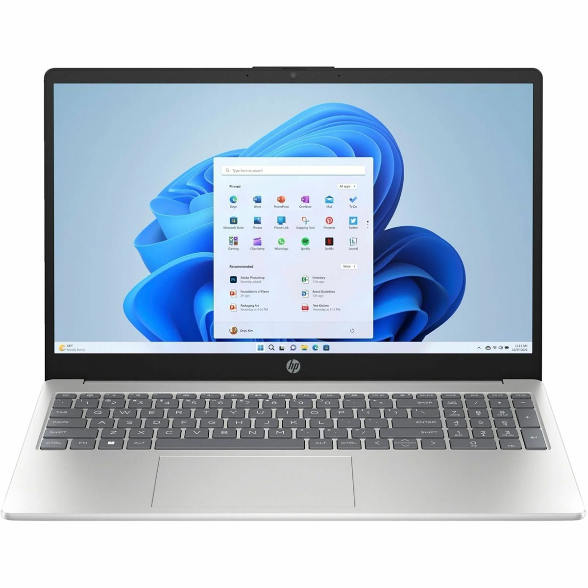 

HP 15-FC0000 15.6" HD Touch, R5 7520U, 8GB, 256GB SSD, Windows 11 Home, Silver