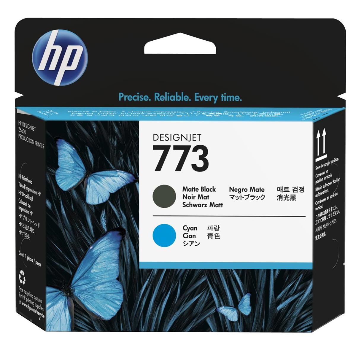 

HP 773 Matte Black/Cyan Designjet Printhead