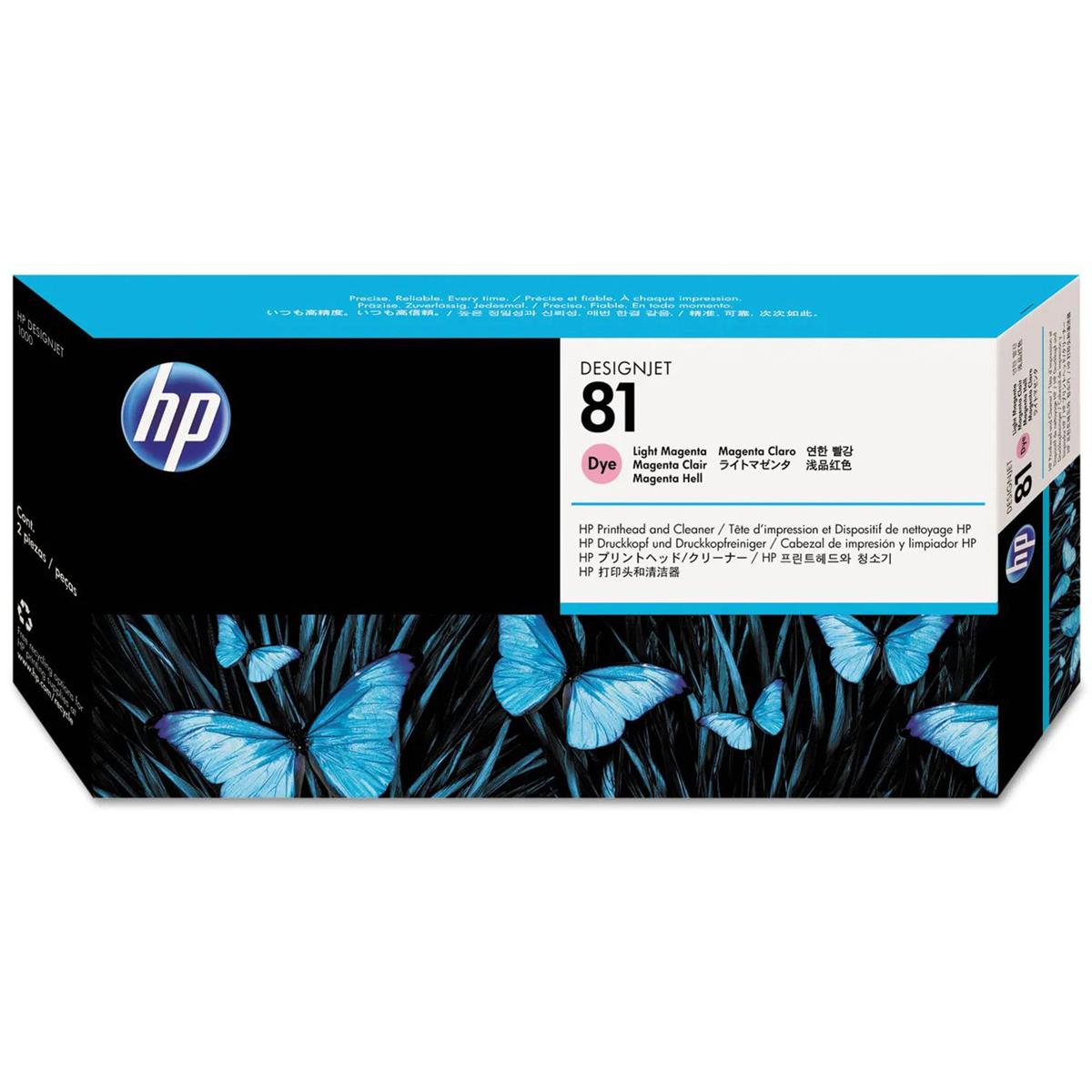 81 Light Magenta Dye Printhead and Cleaner - HP C4955A