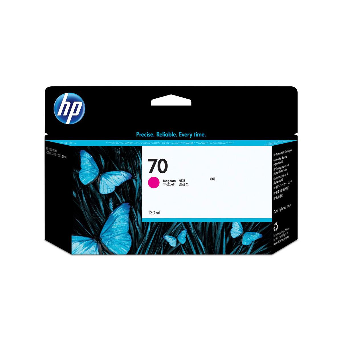 Image of HP 70 Magenta 130ml Vivera Cartridge Designjet Printers