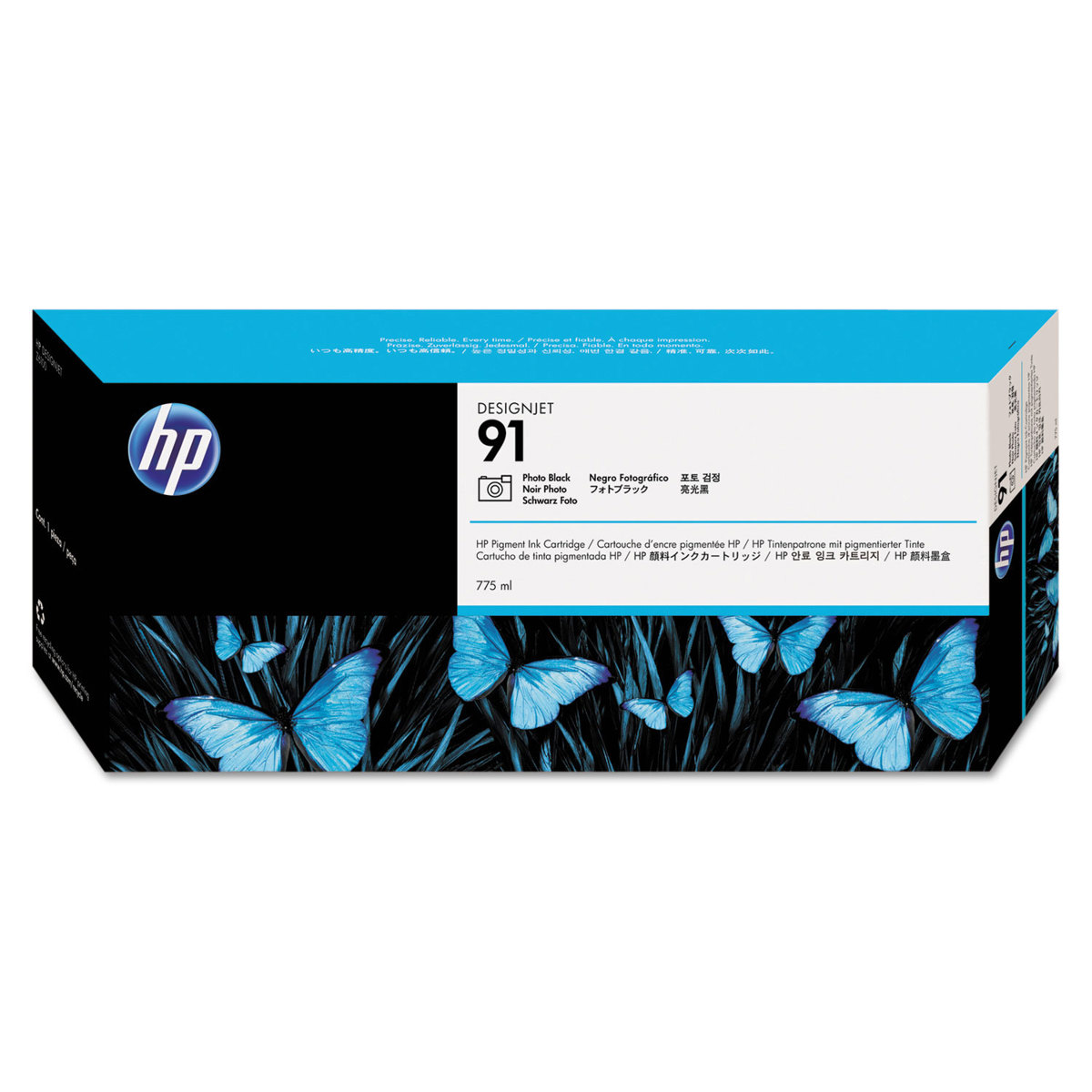 

HP #91 Photo Black Cartridge with Vivera Ink, 775ml