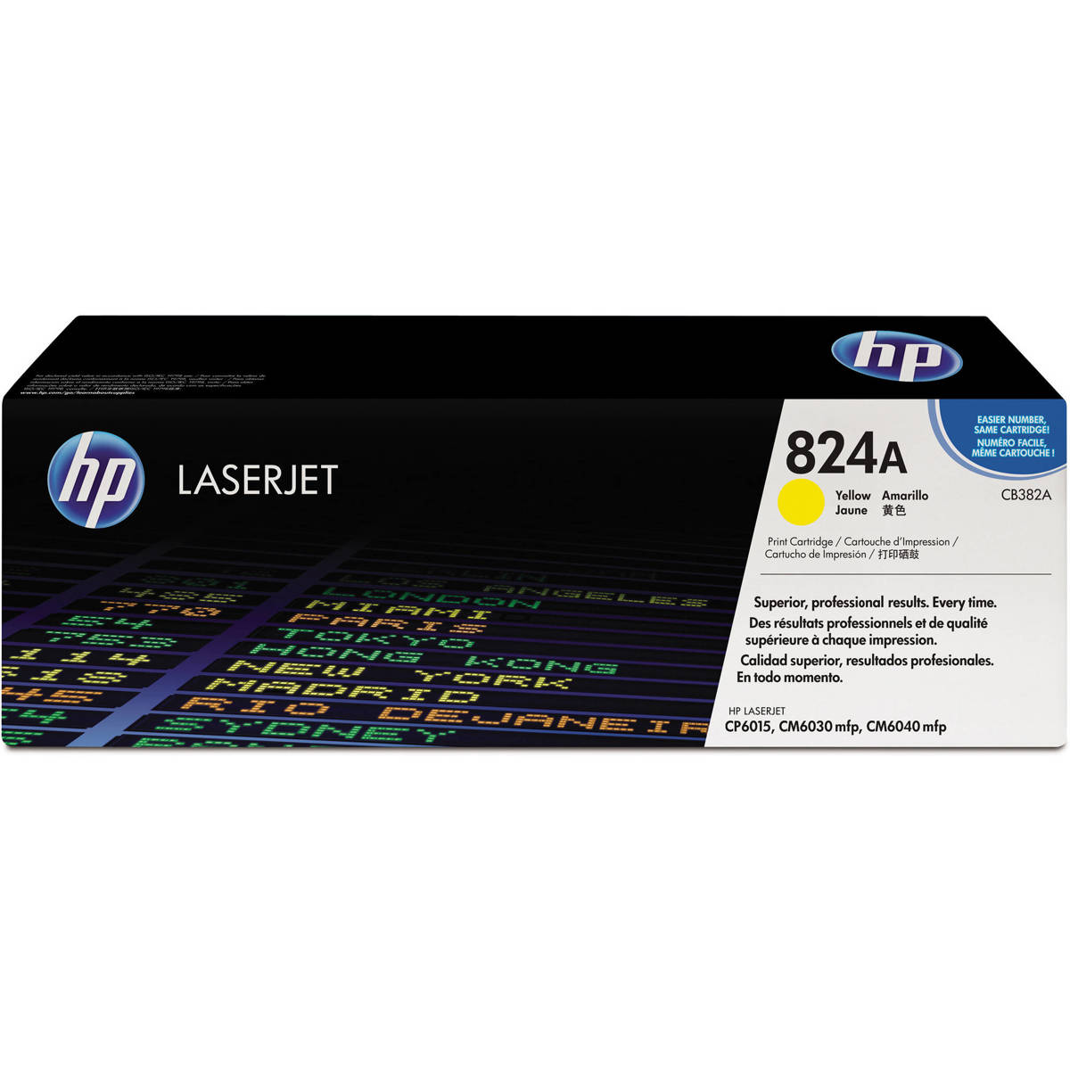 

HP Color LaserJet CB382A Yellow Cartridge, 21,000 Pages