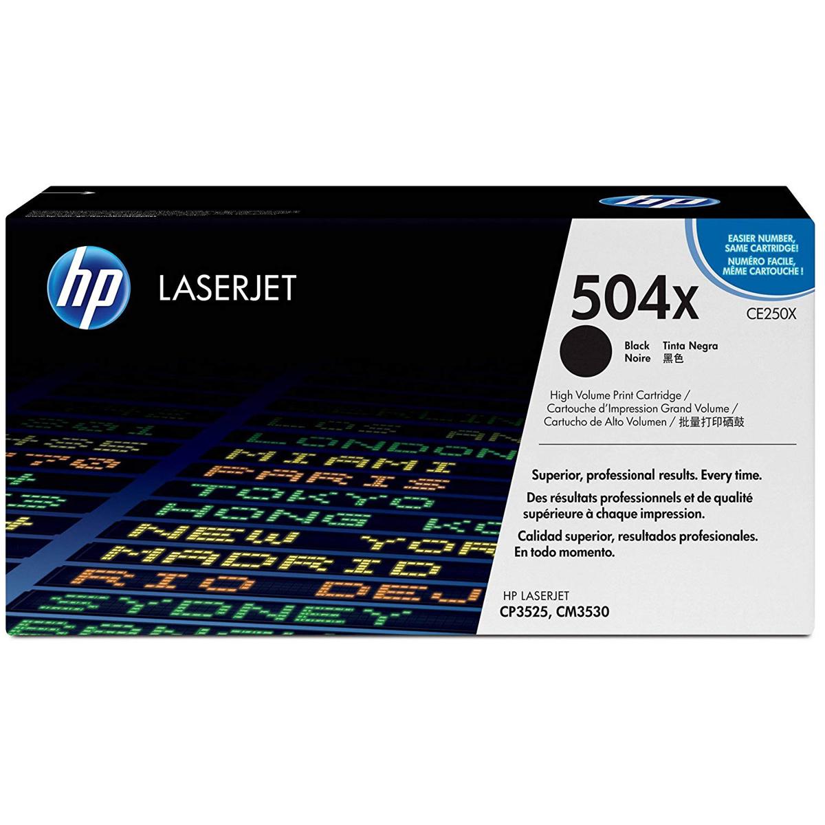 

HP LaserJet CE250X Black Print Ink Cartridge