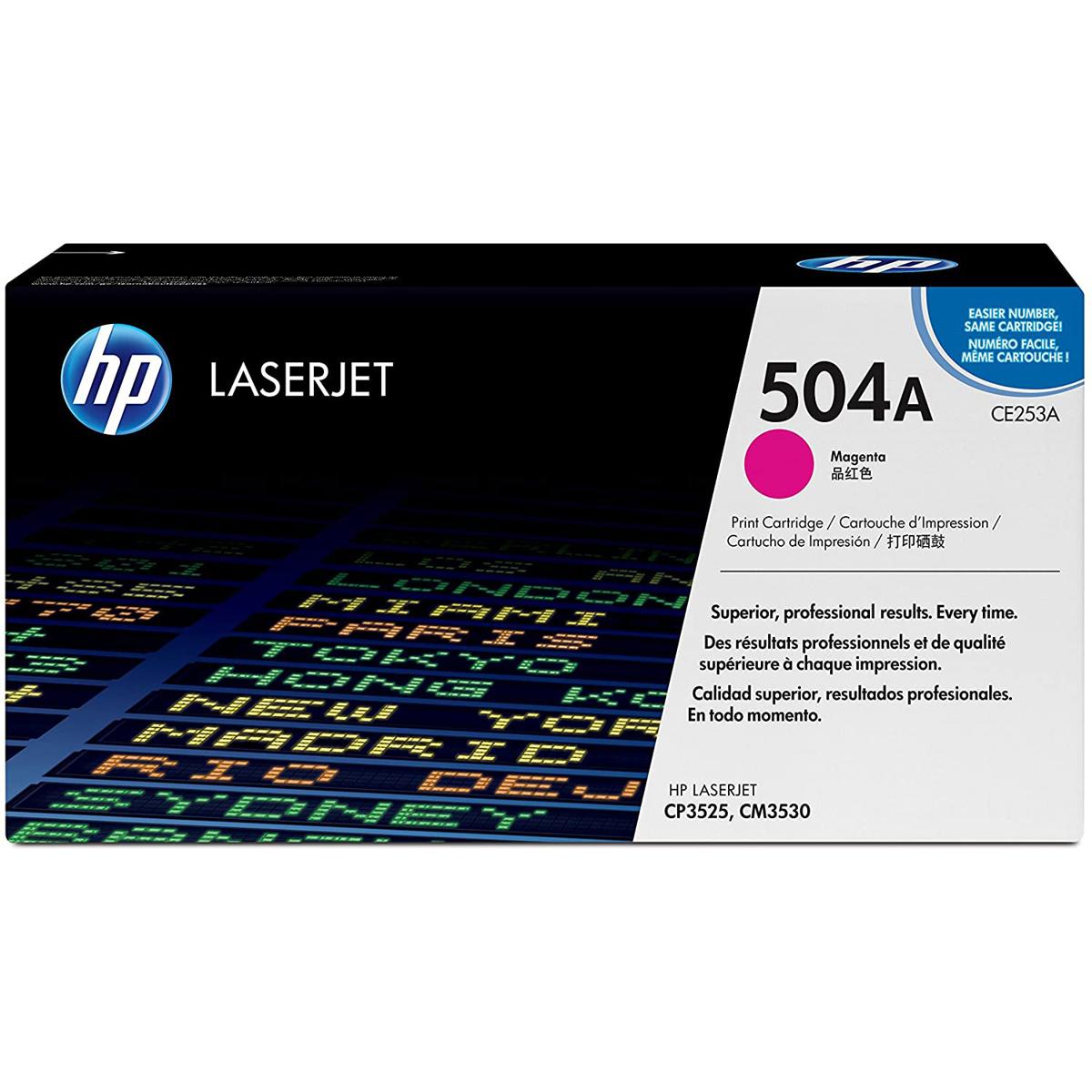 

HP LaserJet CE253A Magenta Print Ink Cartridge