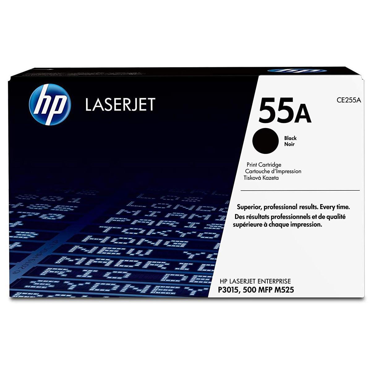 Image of HP CE255A Black Cartridge for Color LaserJet Printers