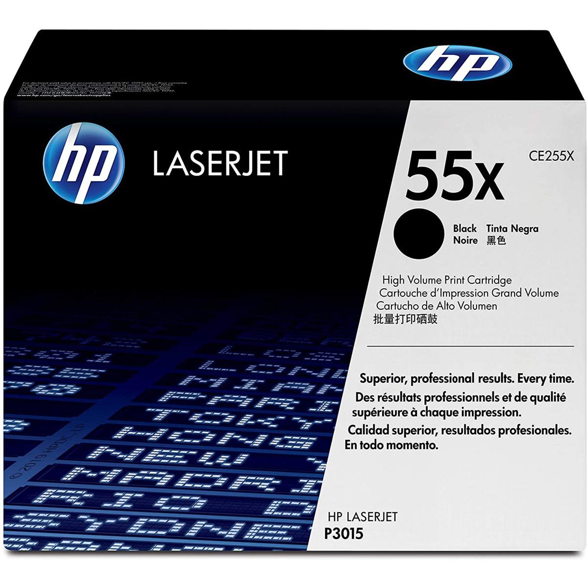 

HP CE255X High Yield Black Print Cartridge