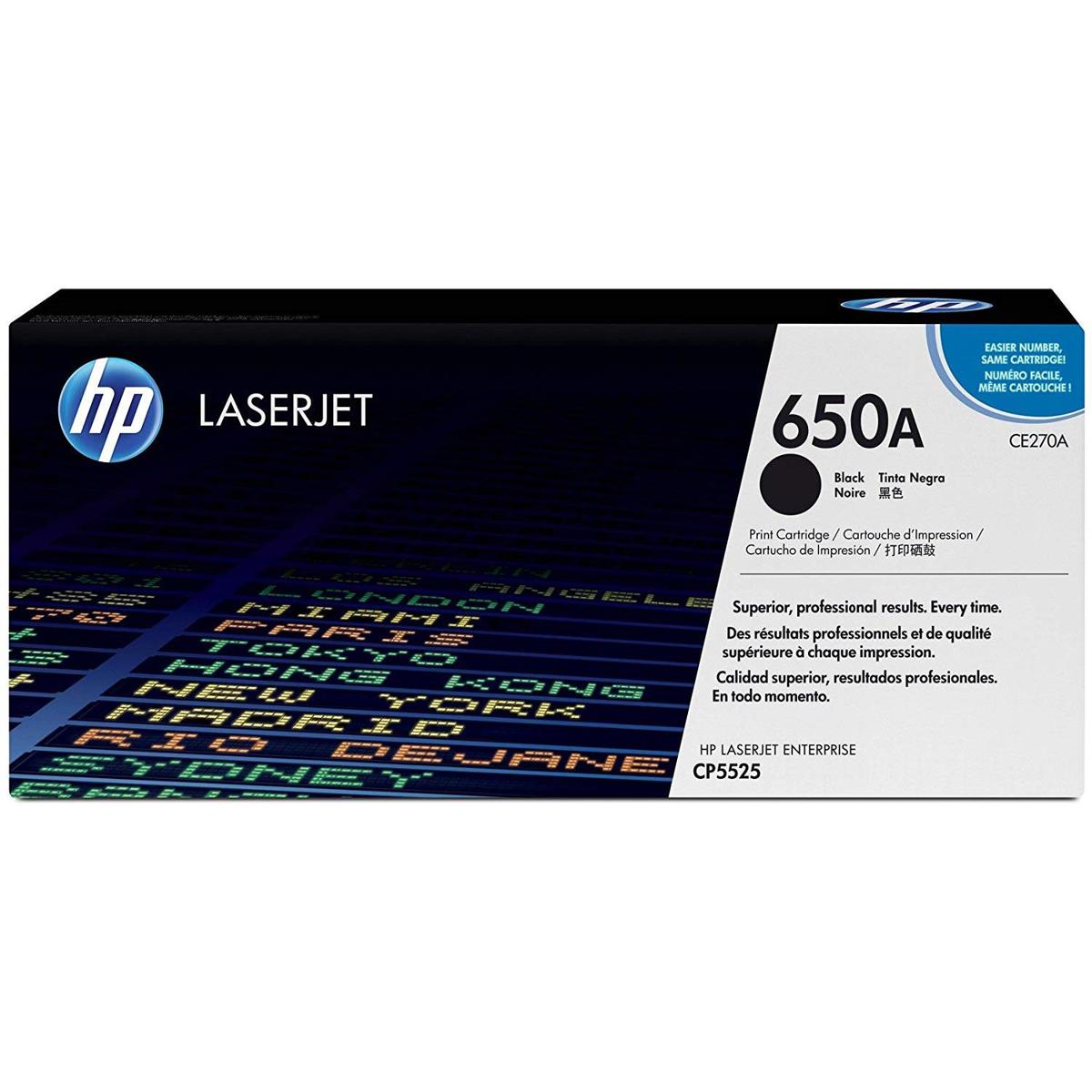 

HP CE270A Black Toner Cartridge