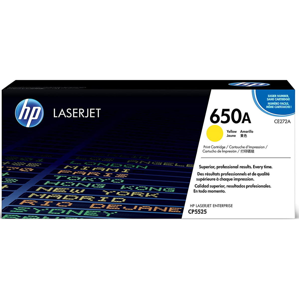 Image of HP CE272A Yellow Toner Cartridge