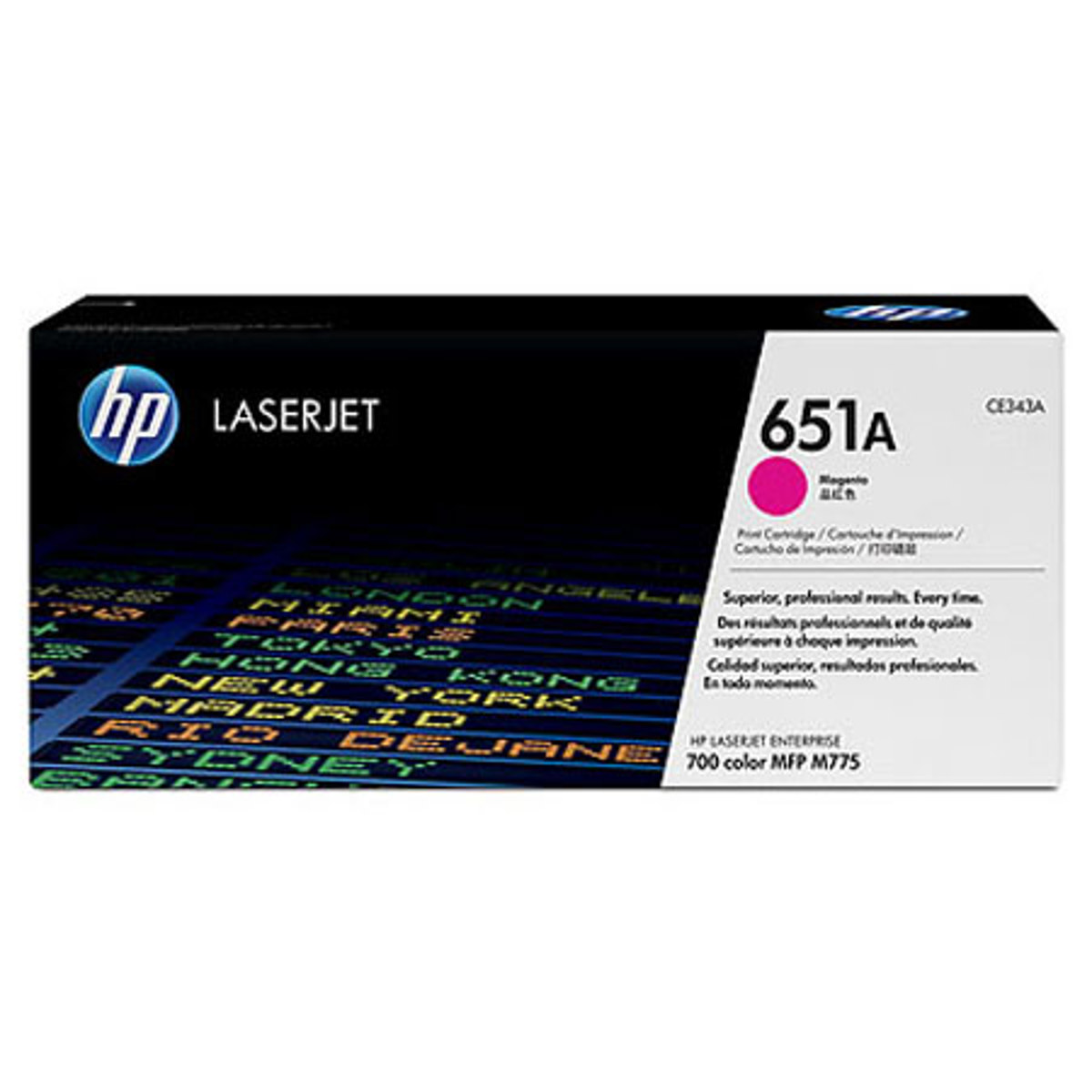 Image of HP 651A Magenta LaserJet Toner Cartridge