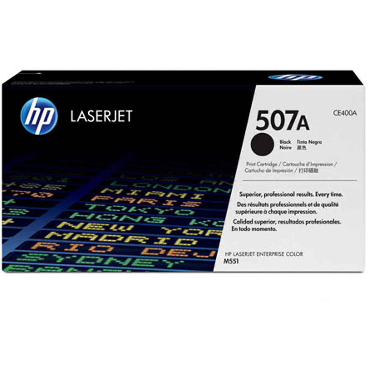 Image of HP 507A Black LaserJet Toner Cartridge