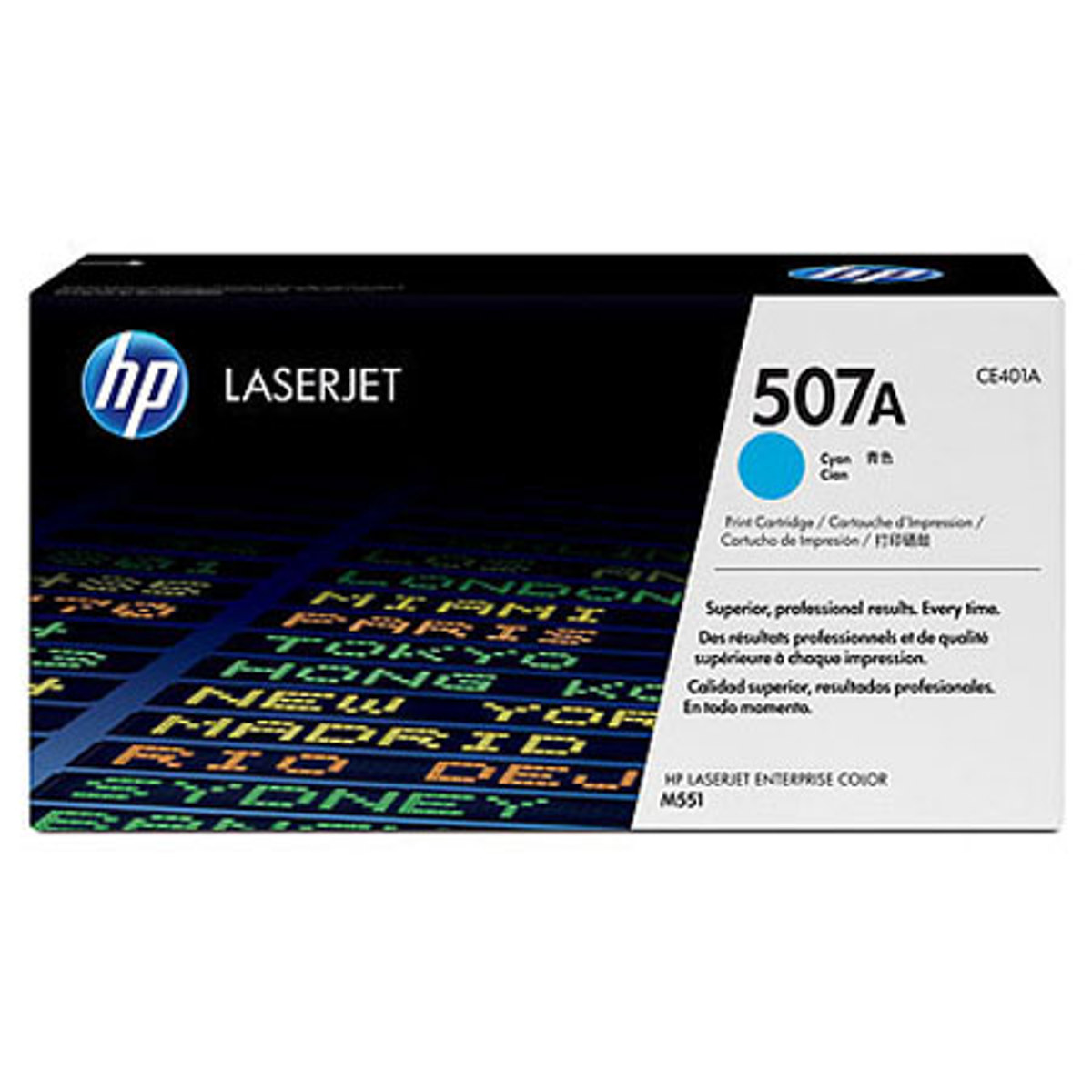 

HP 507A Cyan LaserJet Toner Cartridge