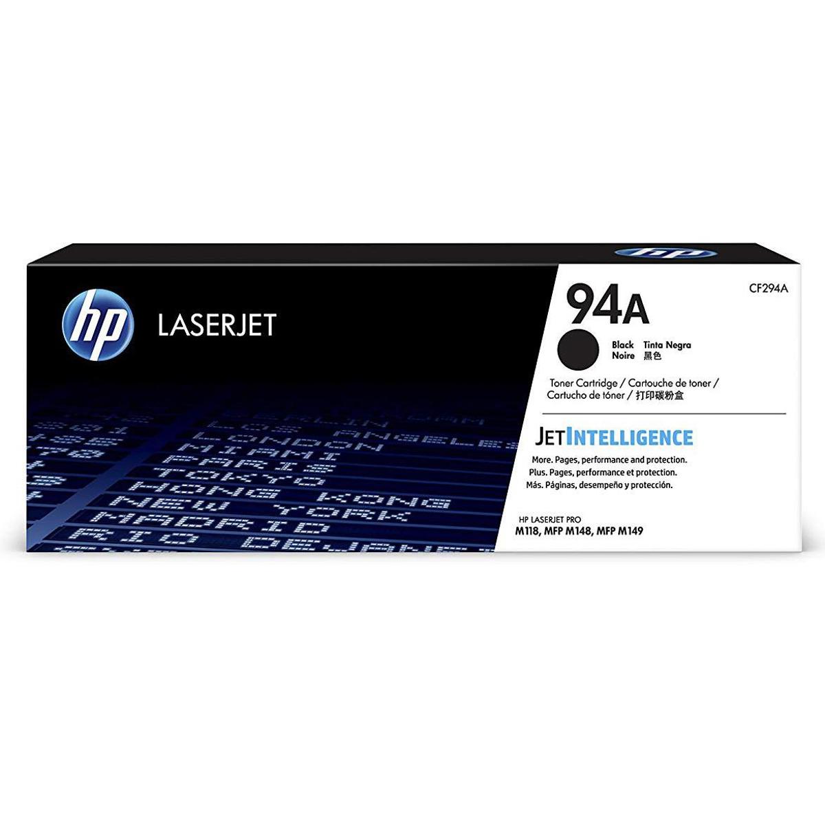 

HP 94A Original Toner Cartridge, 1200 Pages Yield, Black