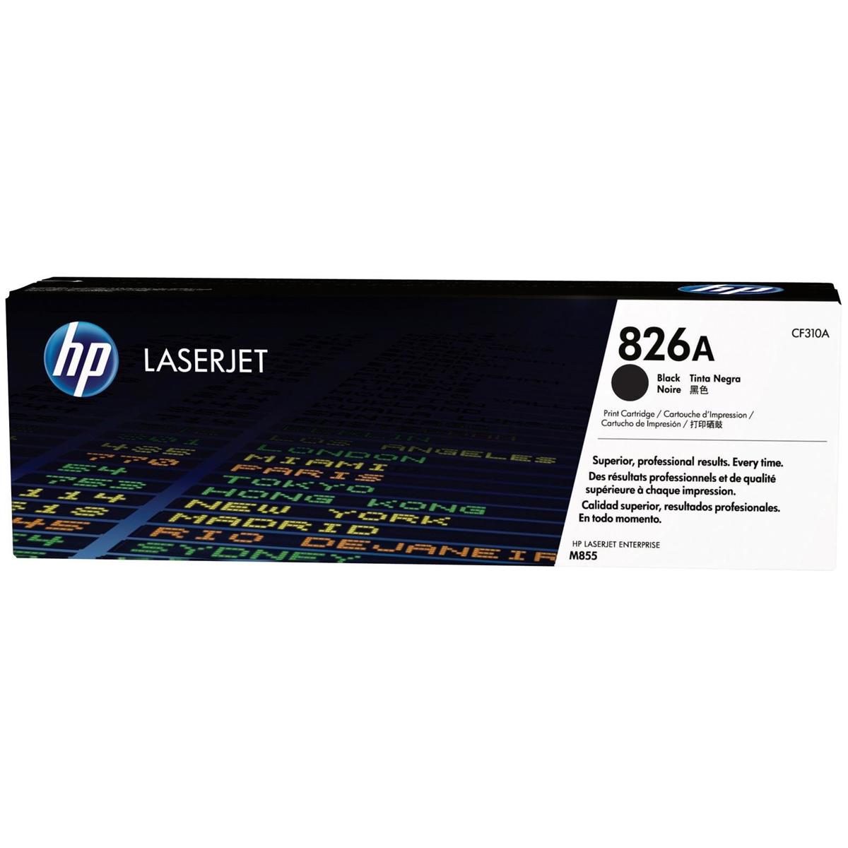 

HP 826A Black LaserJet Toner Cartridge, 29,000 Pages
