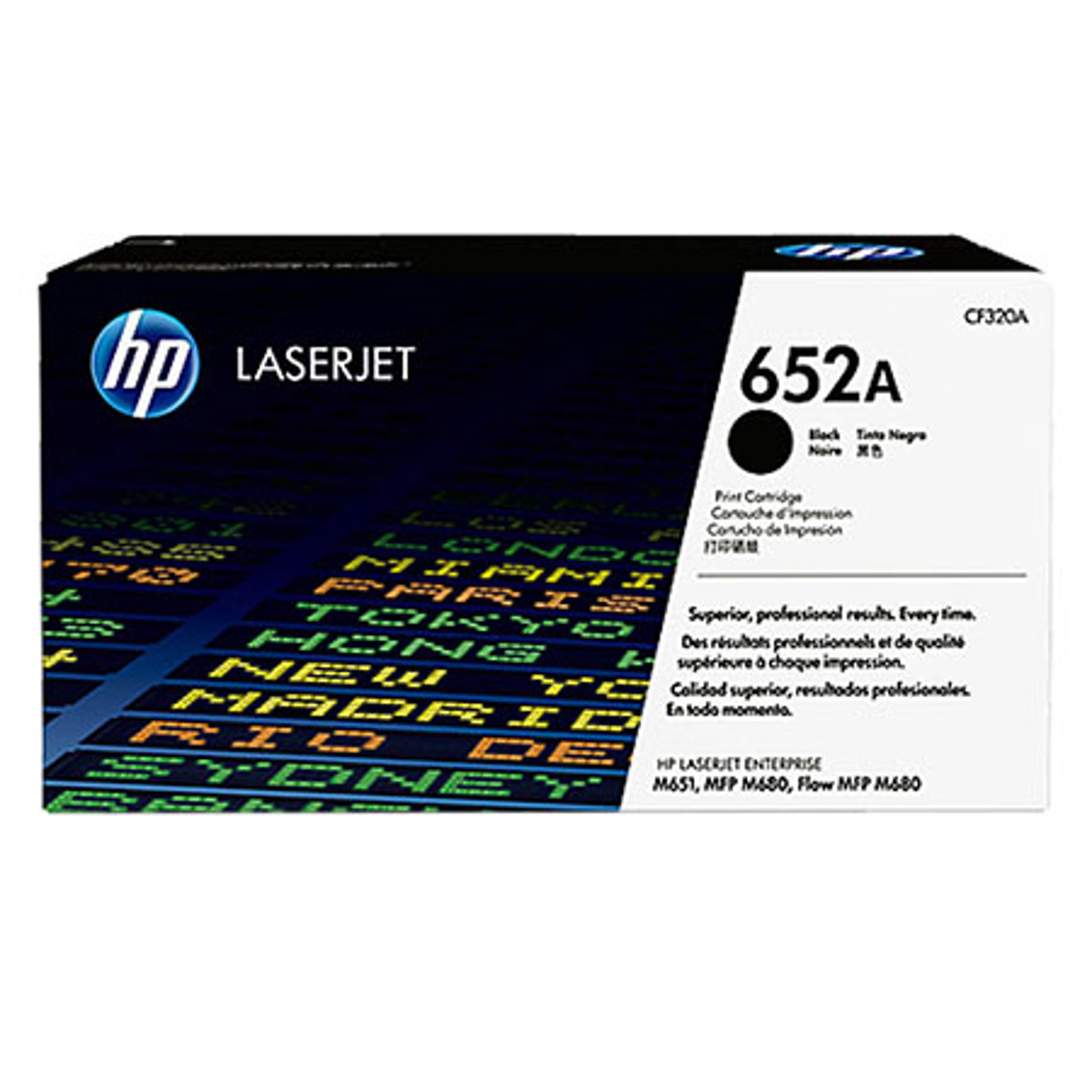 

HP 652A Black LaserJet Toner Cartridge for Enterprise MFP M680, M651 Series