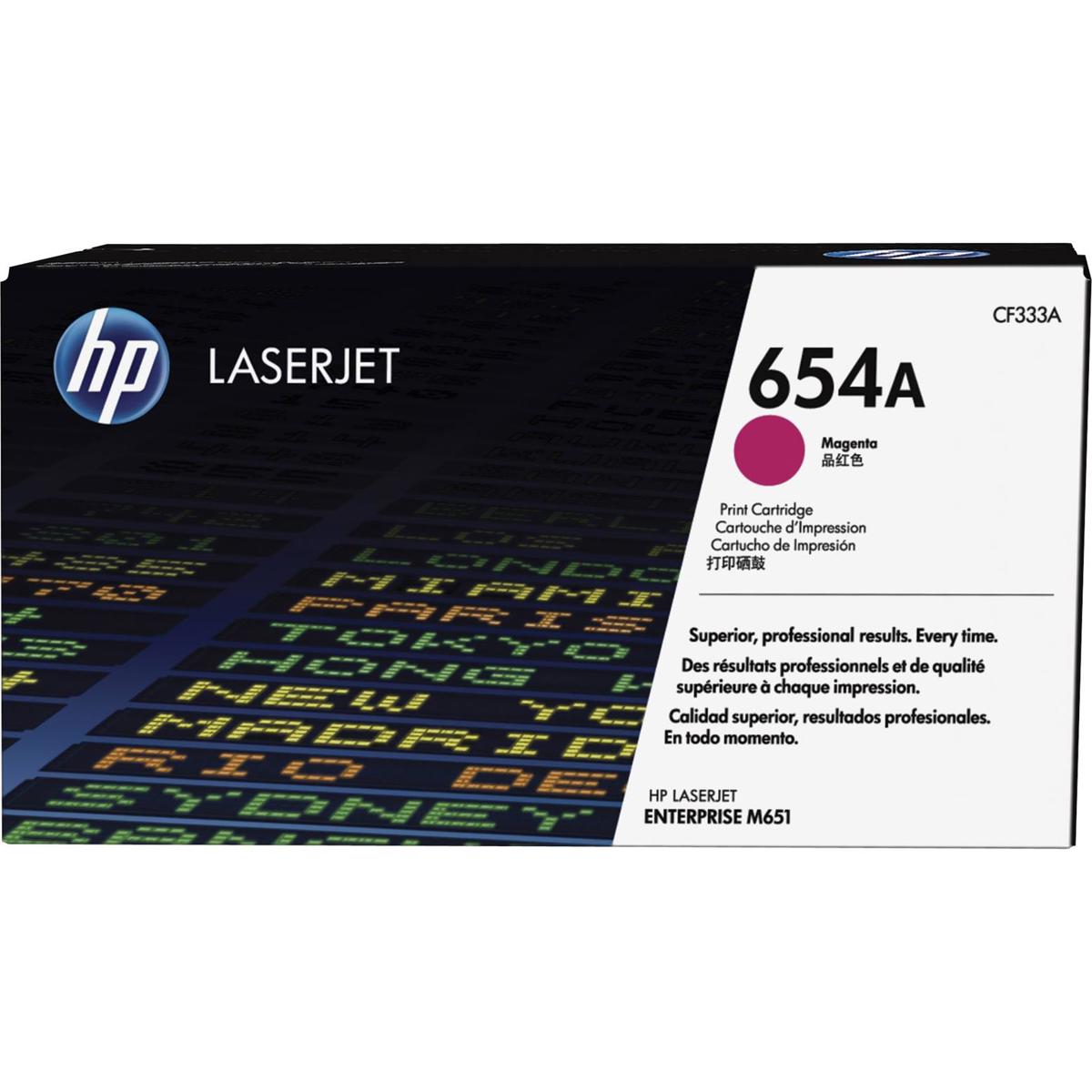 

HP 653A Magenta Original LaserJet Toner Cartridge f/M651 Printers