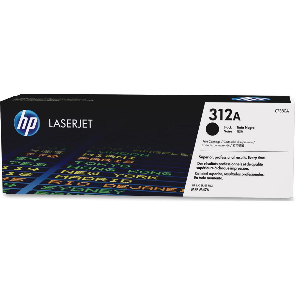 

HP 312A Black LaserJet Toner Cartridge for Pro MFP M476 Series