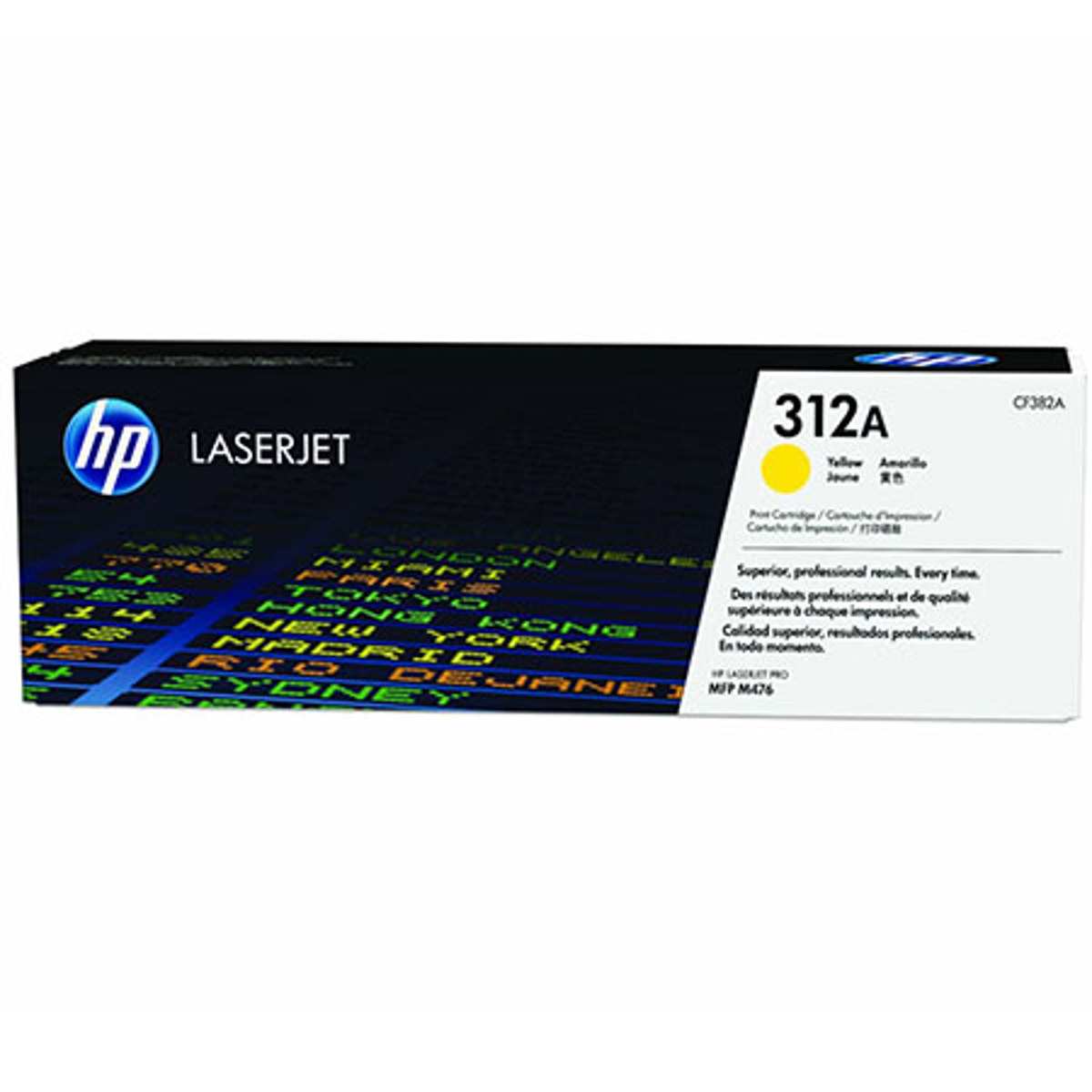 

HP CF382A 312A Original LaserJet Toner Cartridge, Yellow