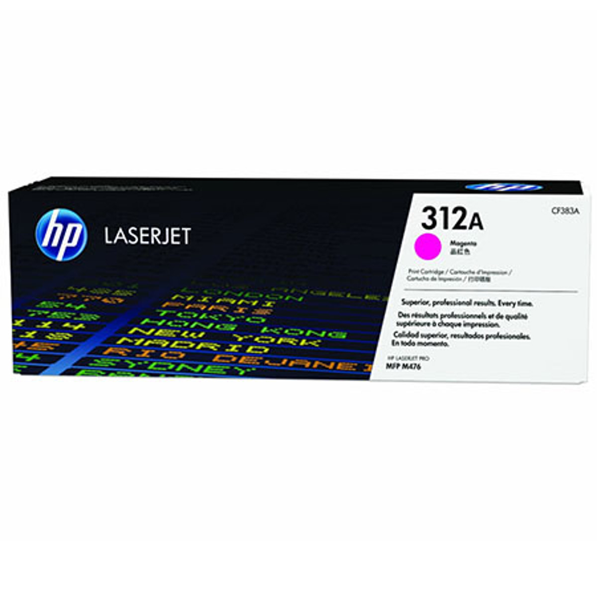 

HP CF383A 312A Original LaserJet Toner Cartridge, Magenta