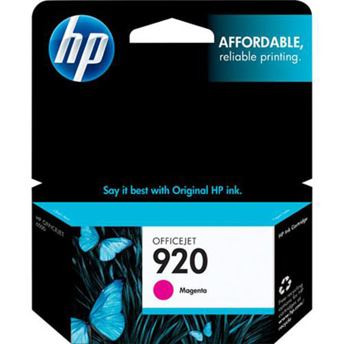 

HP 920 Magenta Officejet Ink Cartridge, Yield 300 Pages