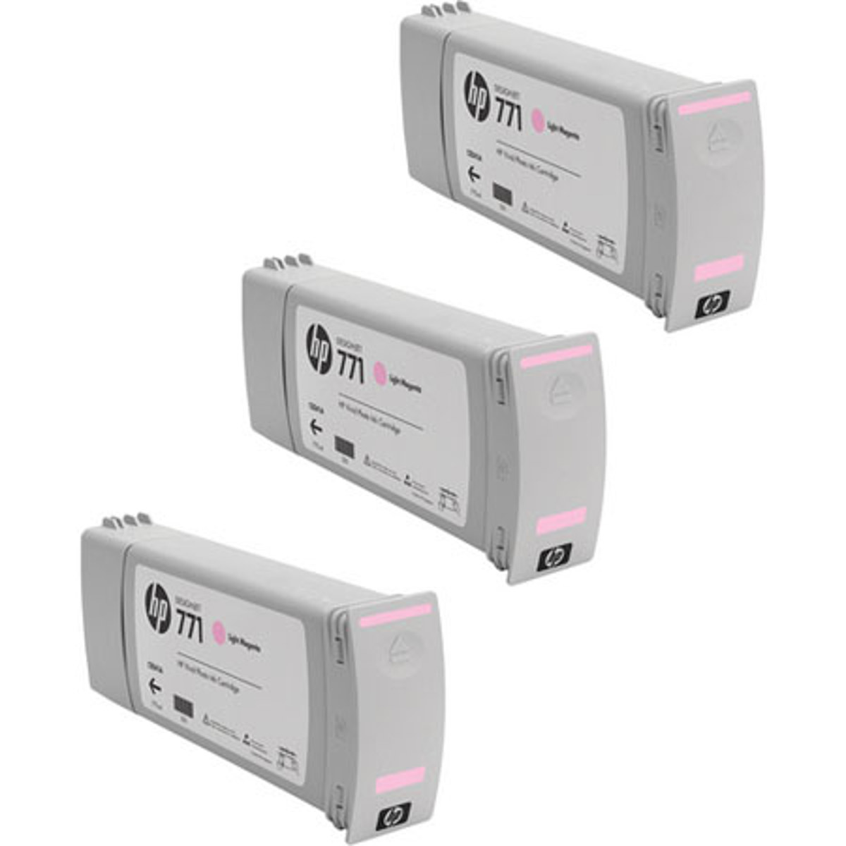 

HP CR254A 771 3 Pack 775-ml Light Magenta Cartridges