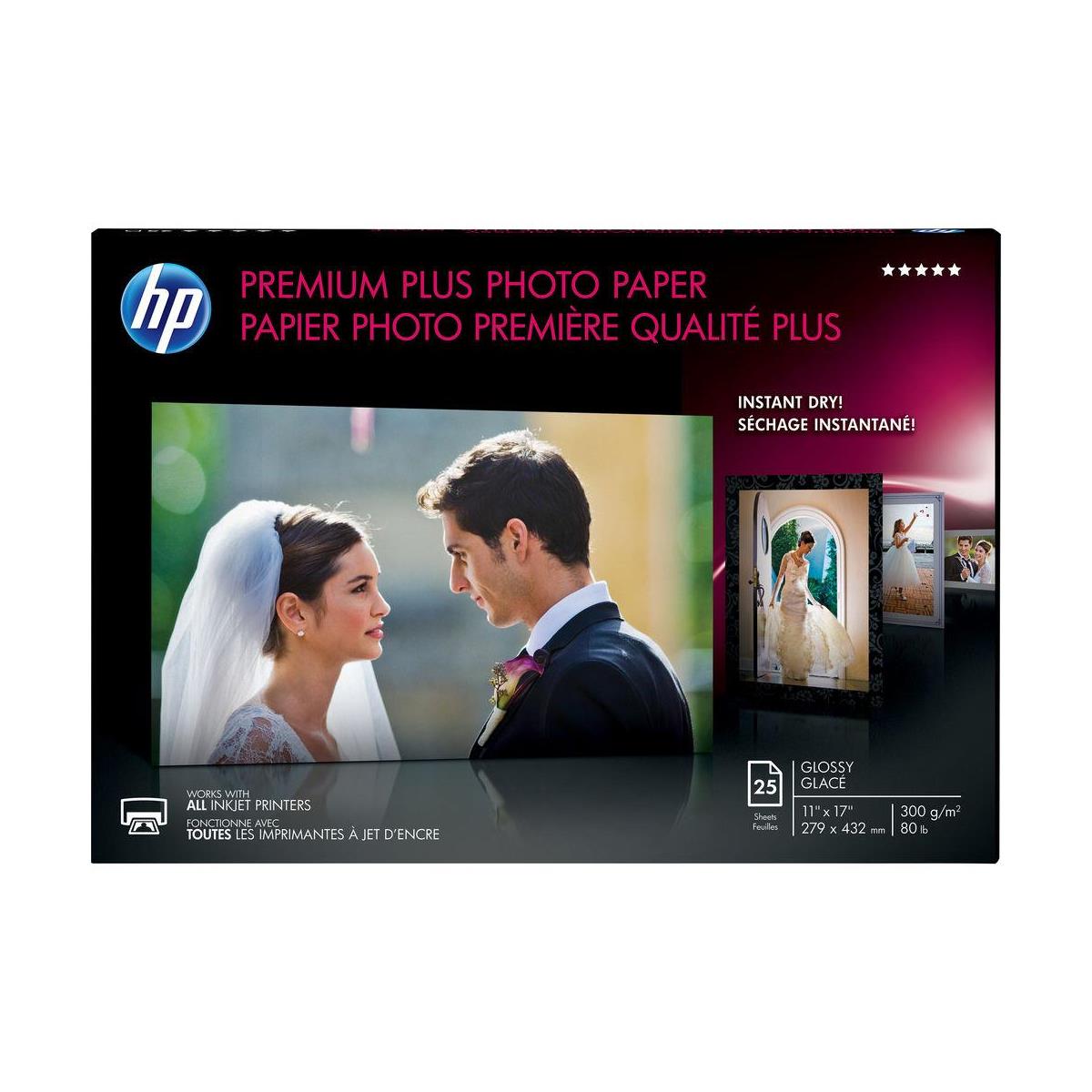 Image of HP Glossy Premium Photo Paper (11x17&quot;)