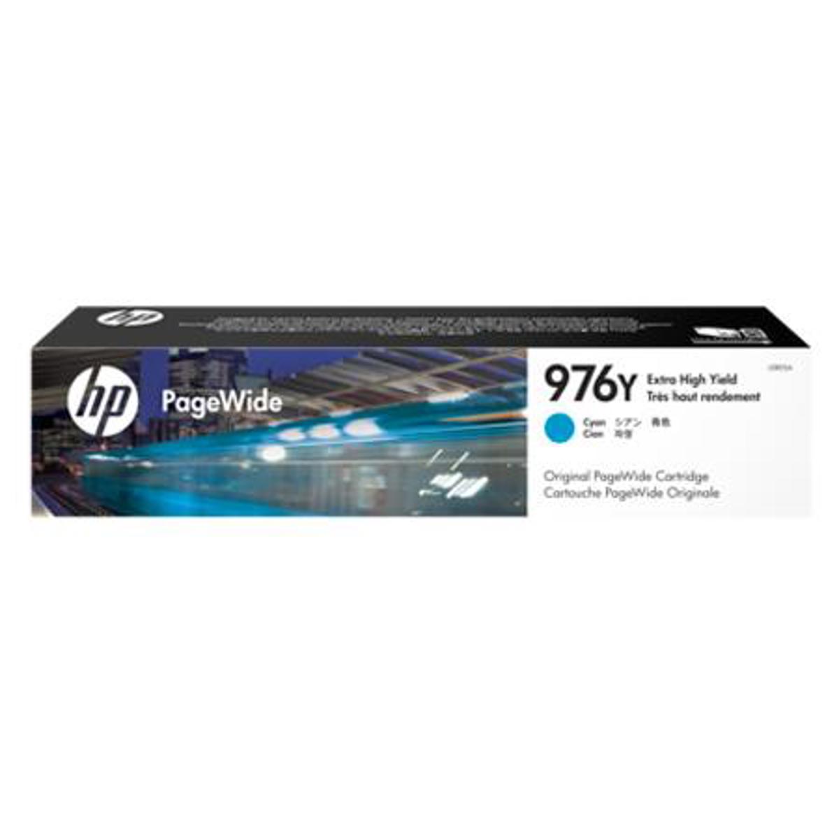 

HP 976Y Cyan Original Ink Cartridge for PageWide Pro 500 Series Printers