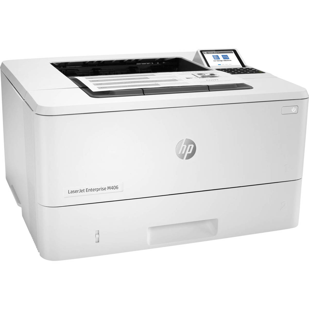 

HP LaserJet Enterprise M406dn Monochrome Duplex Laser Printer