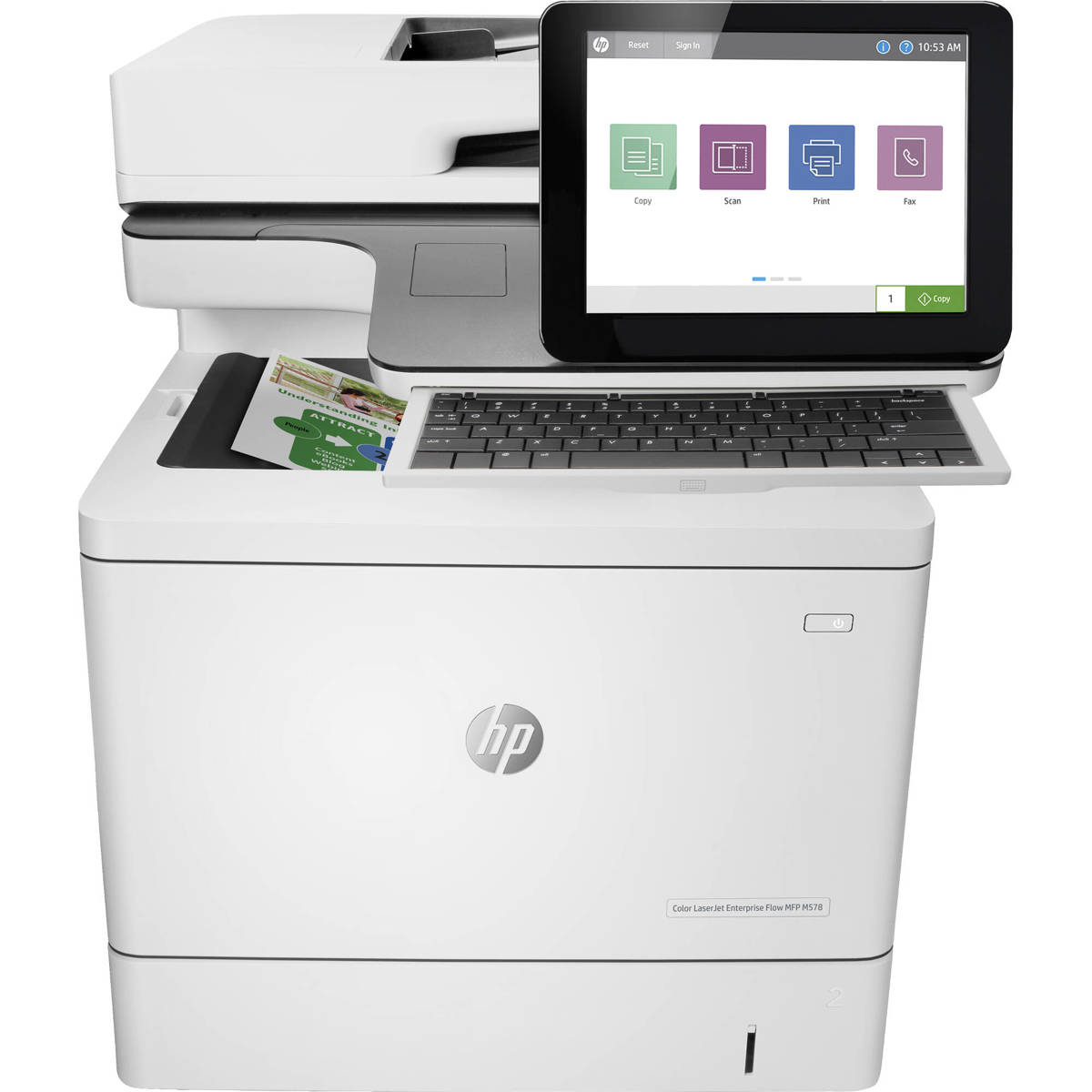 

HP M578c Color LaserJet Enterprise Flow Multifunction Printer