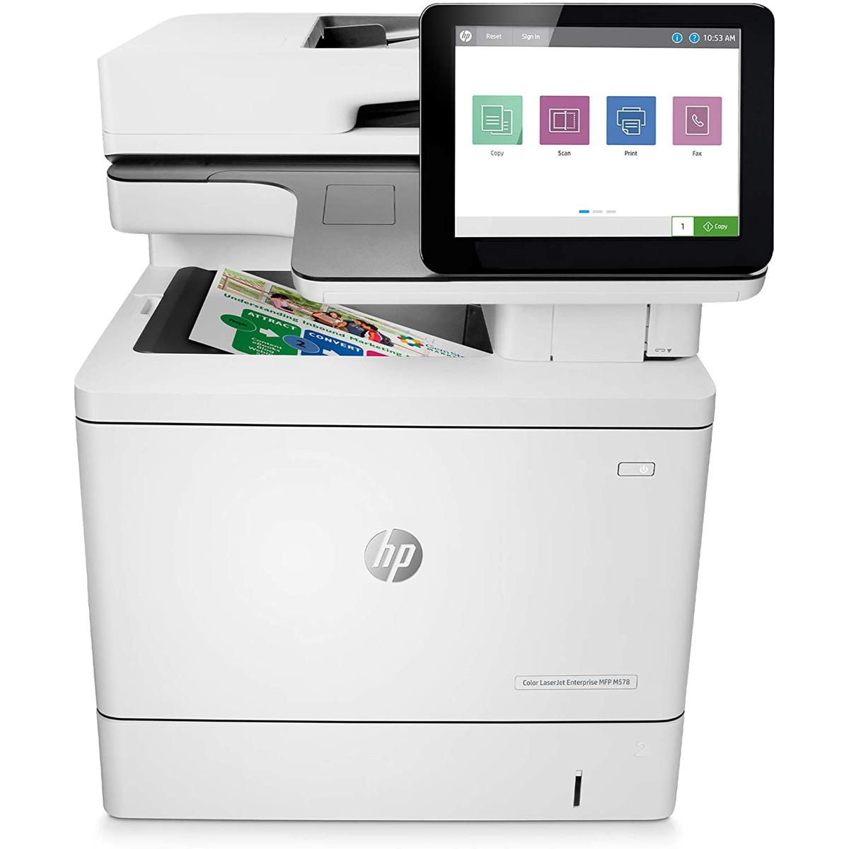 

HP M578f Color LaserJet Enterprise Multifunction Printer