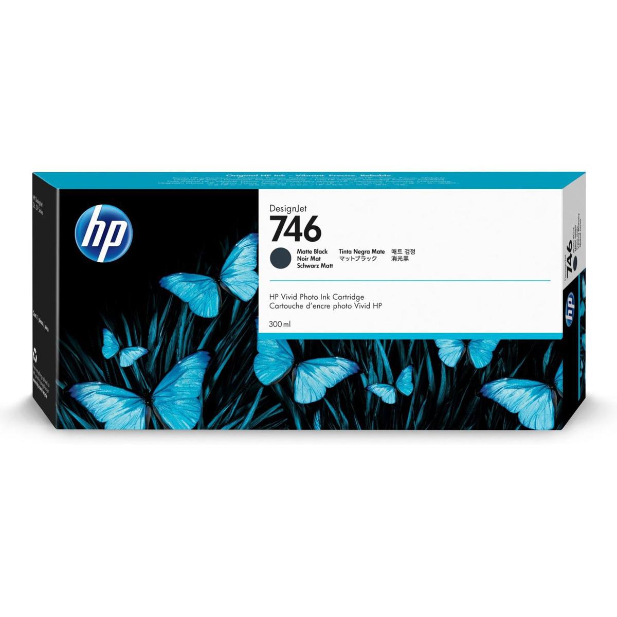 

HP 746 300ml DesignJet Matte Black Ink Cartridge