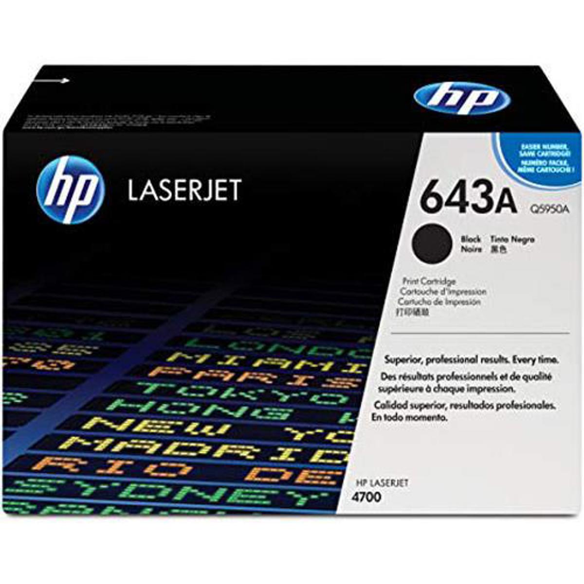 

HP Q5950A LaserJet Black Cartridge, ColorSphere Toner