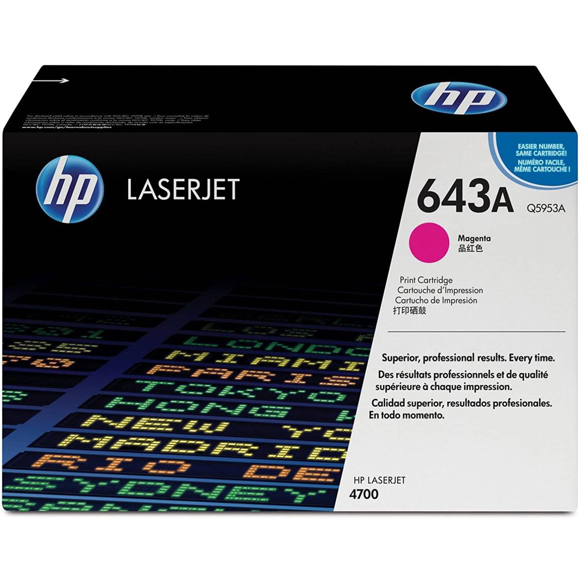 

HP Q5953A LaserJet Magenta Cartridge, ColorSphere Toner