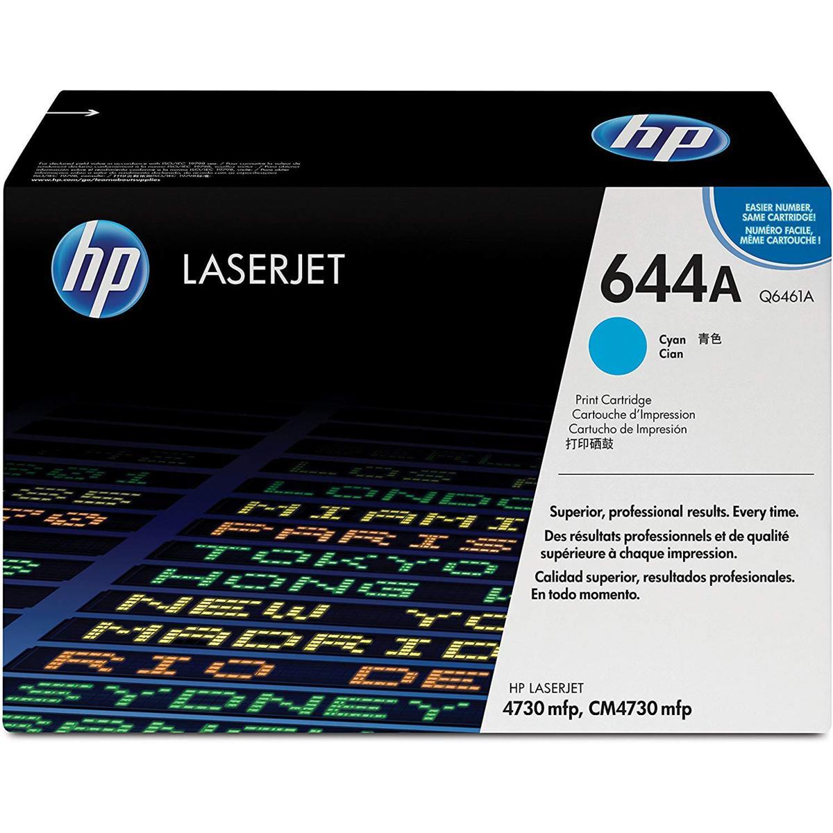 

HP Color LaserJet Q6461A Cyan Cartridge with 12K Pages