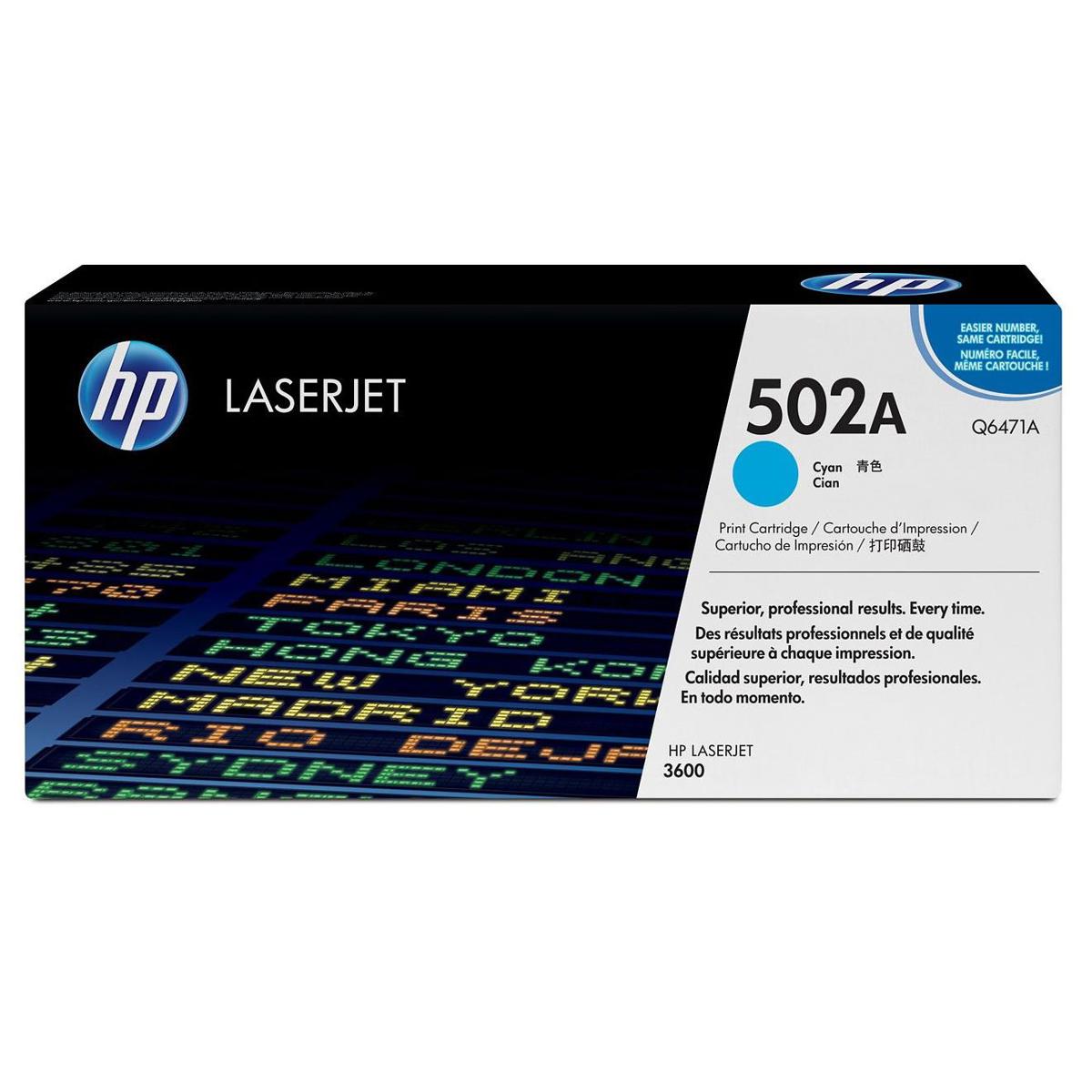

HP Cyan Print Cartridge ColorSphere Toner, 4000 Copies