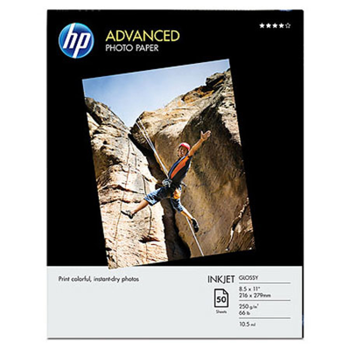 

HP Advanced Glossy Photo Paper (8.5x11"), 50 Sheets