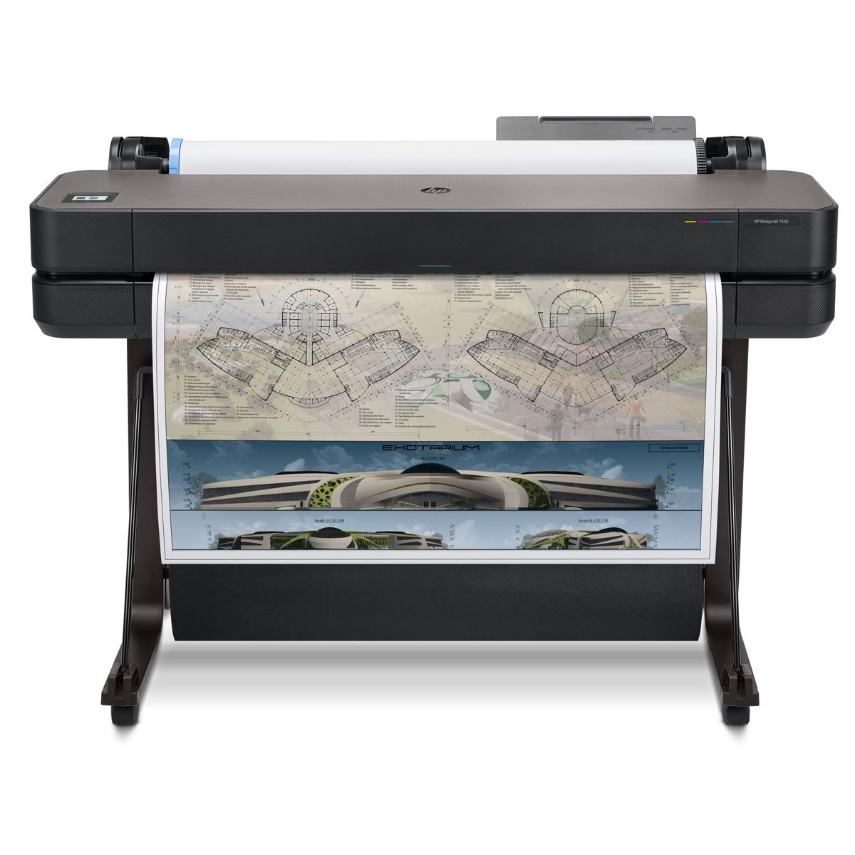 

HP DesignJet T630 Large Format Printer, 36" Color Inkjet Plotter, Wireless